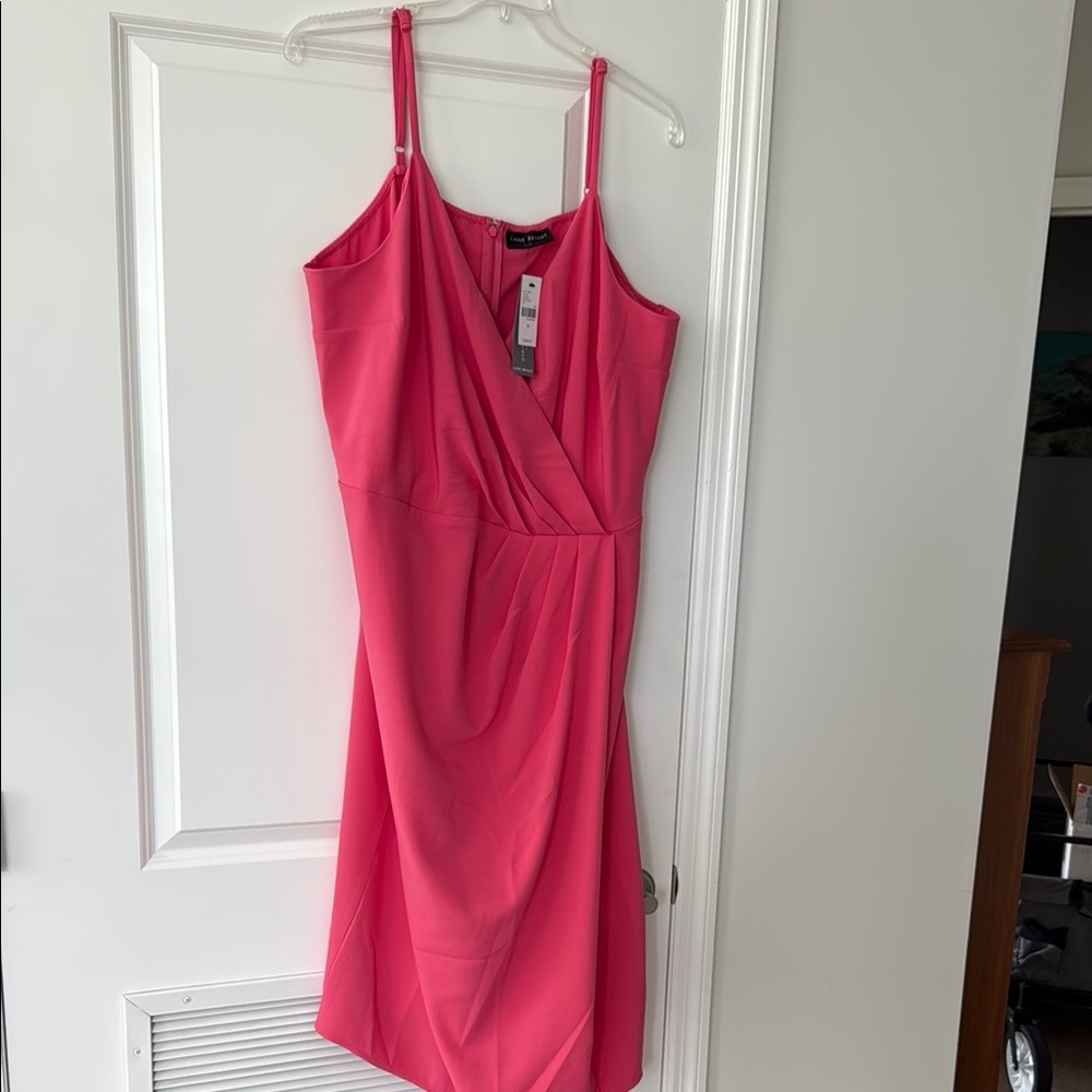 Lane Bryant Vibrant Pink Strappy Dress